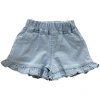 Girls' denim shorts 2022 Summer New style ear-trimmed hot pants for babies, children's pants and children's clothing wholesale 52997 Item Picture